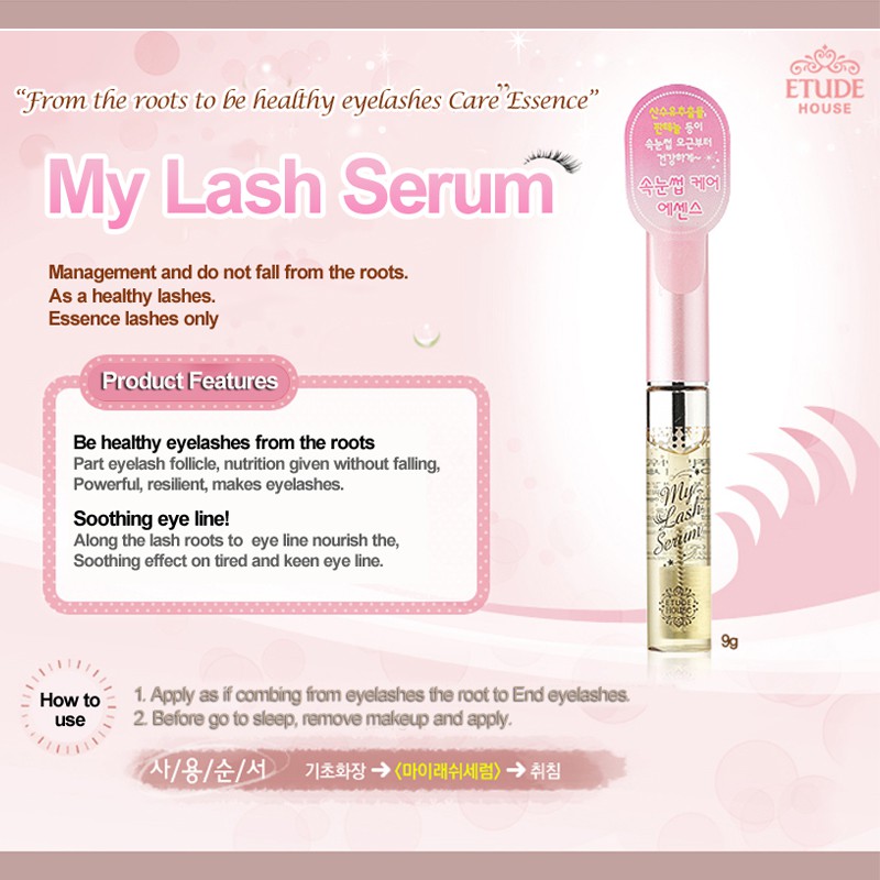 [PROMO TERBATAS] ETUDE HOUSE My Lash Serum Bulu Mata ORIGINAL KOREA