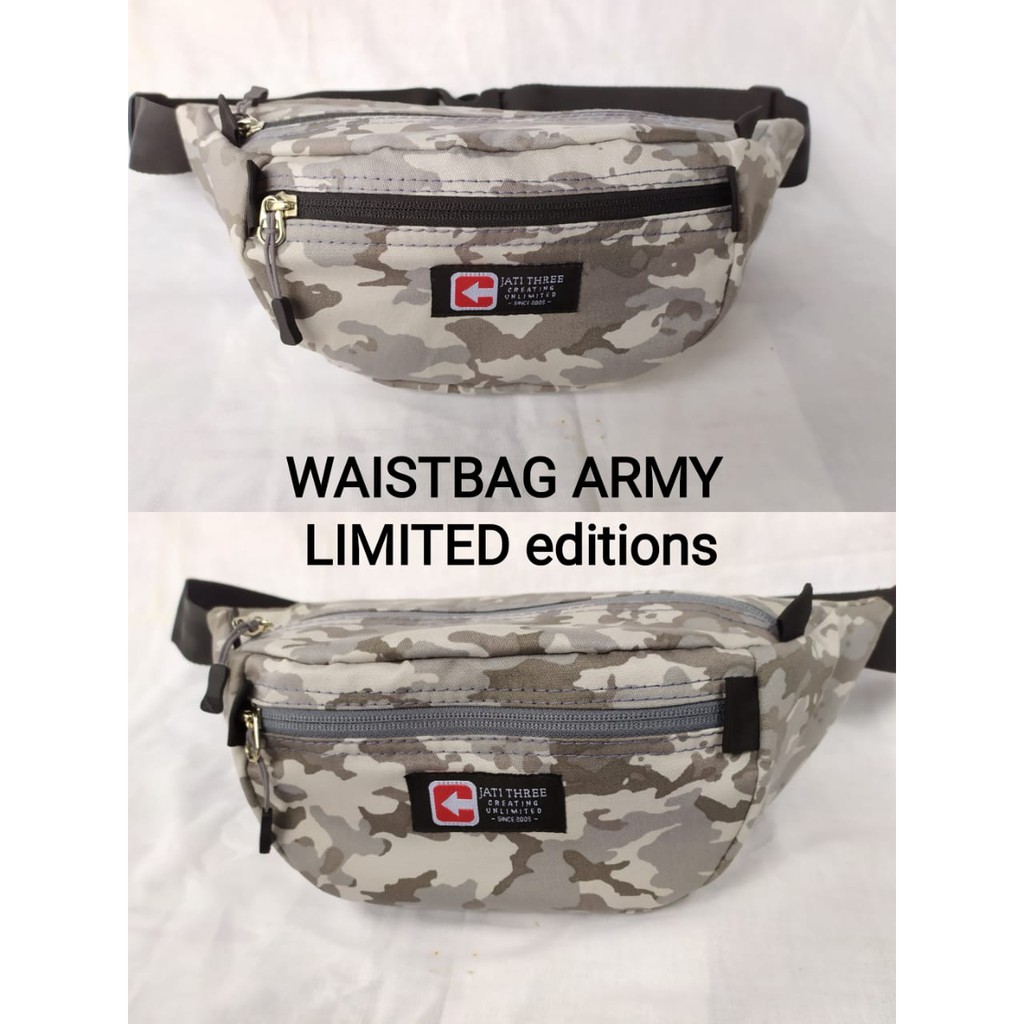 tas pinggang /tas army /waistbag army