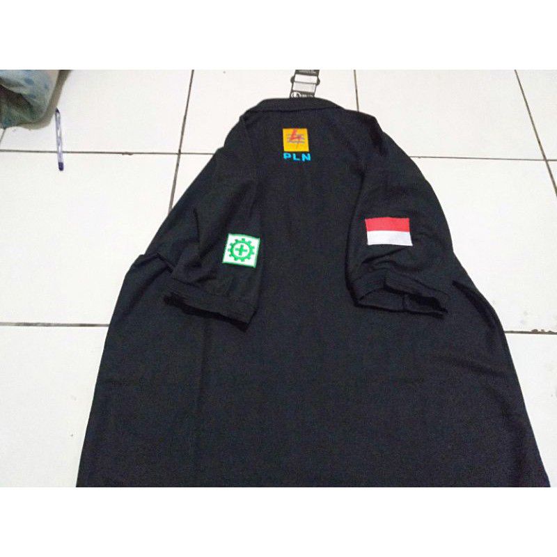 KAOS POLO KERAH PLN+LOGO