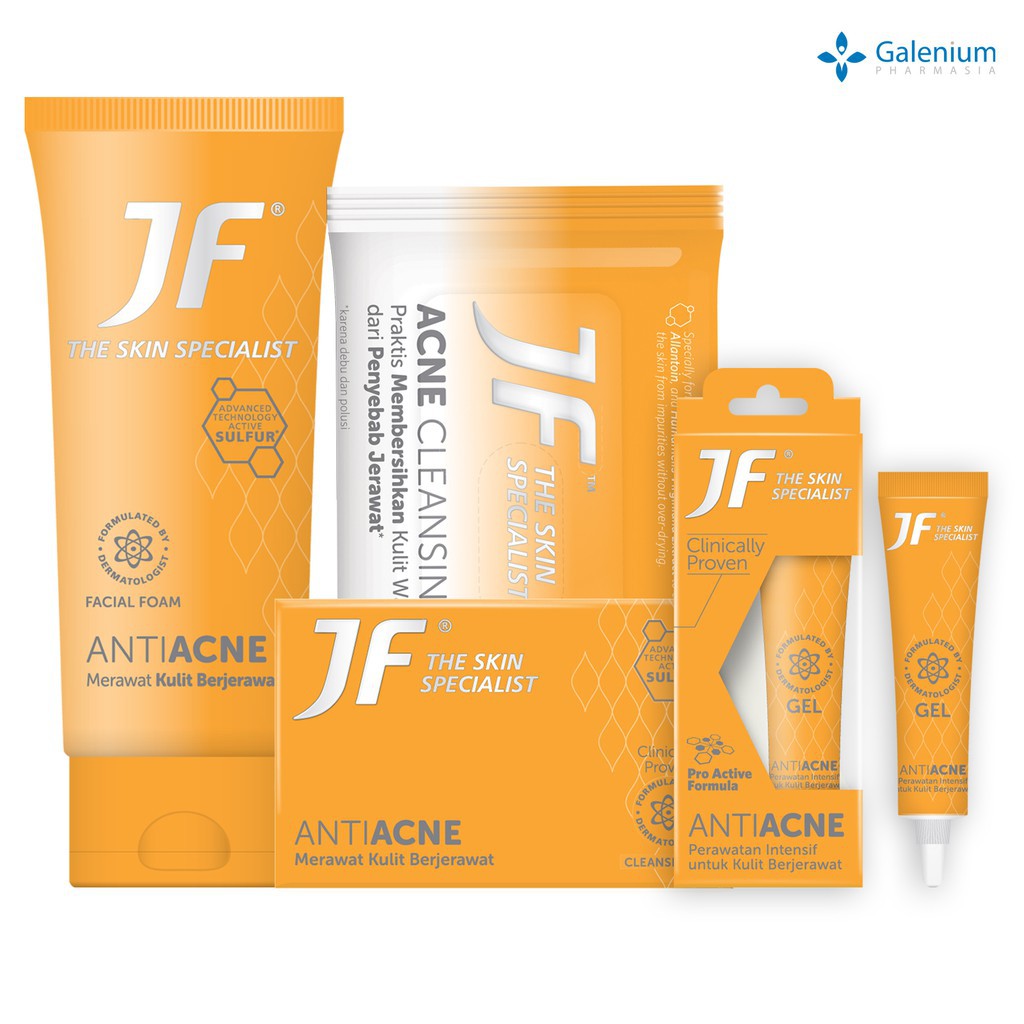 SABUN JF SULFUR ANTI ACNE 90 GR - SABUN JERAWAT JF SULFUR ORIGINAL 100%
