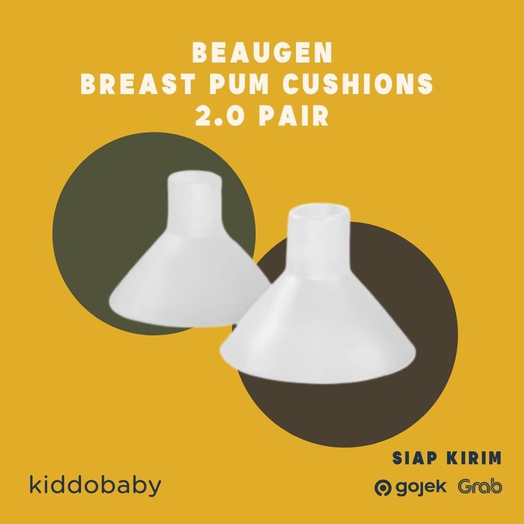 Beaugen Breast Pump Cushions 2.0 - 1 Pair | Corong Silikon