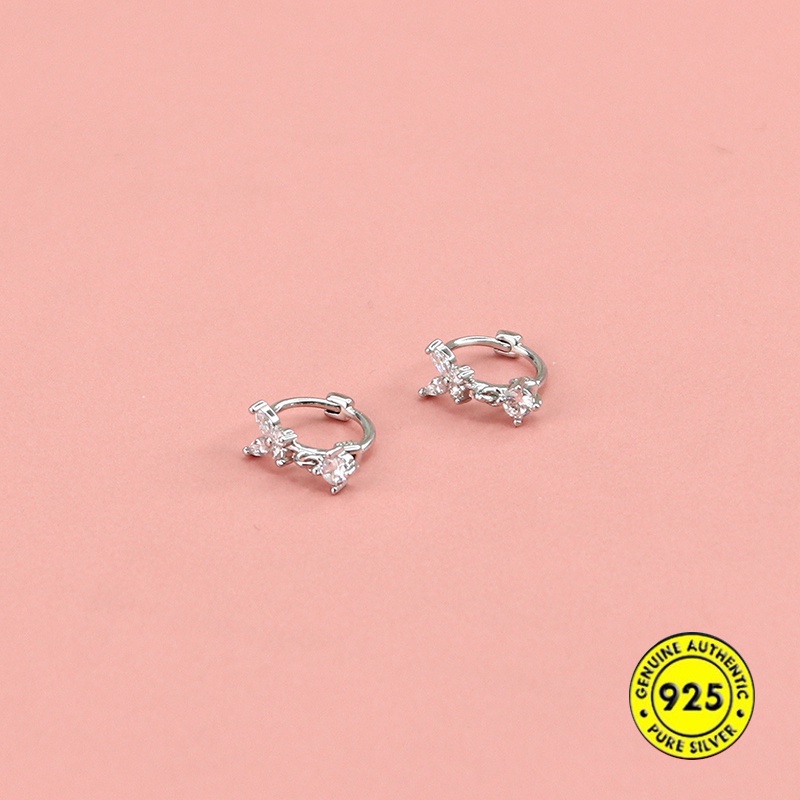 Anting Tusuk Sterling Silver 925 Untuk Wanita