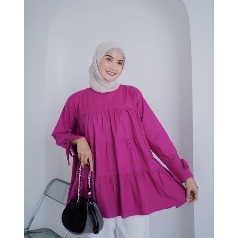 NARNIA BLOUSE PREMIUM BAHAN RAYON PREMIUM ORIGINAL100% HIGH QUALITY100%