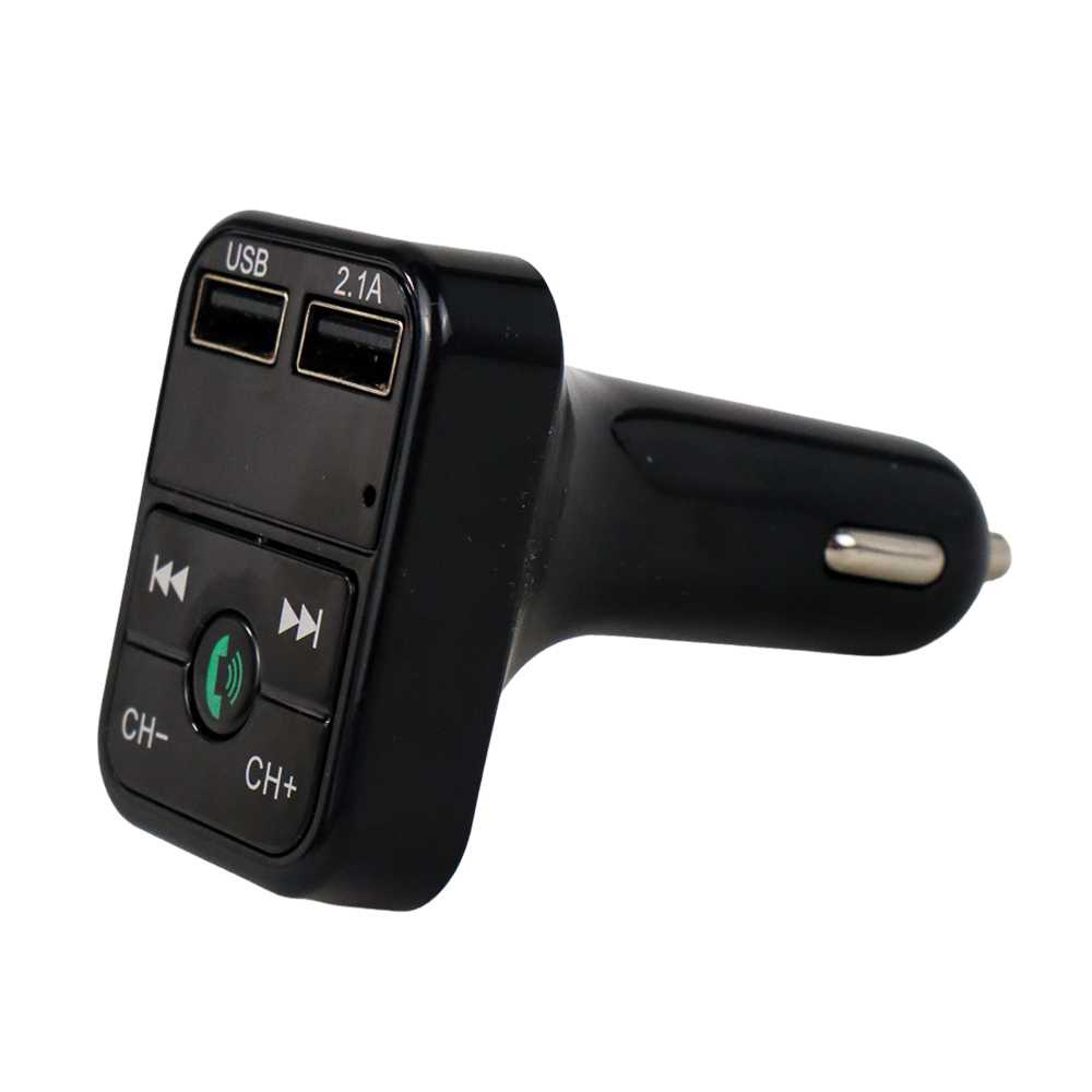 2in1 Smart Car Bluetooth Audio Transmitter USB 2.1A