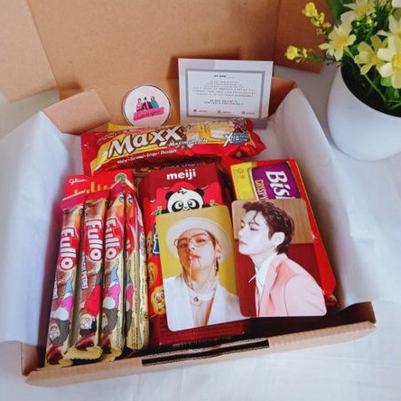 

SNACK BOX KPOP / SNACK GIFT BOX / HAMPERS GIFT BOX / BIRTHDAY GIFTBOX / VALENTINE DAYS GIFTBOX