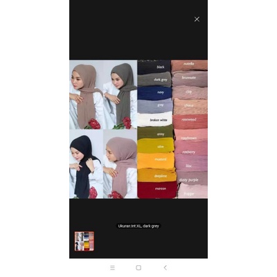HIJAB PASHMINA PLISKET TERLARIS