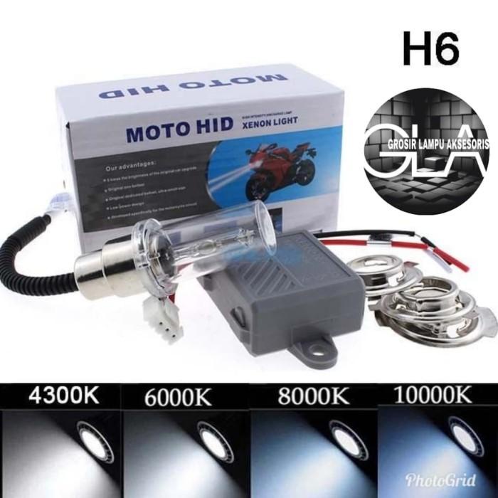 lampu hid motor h6 xenon garansi