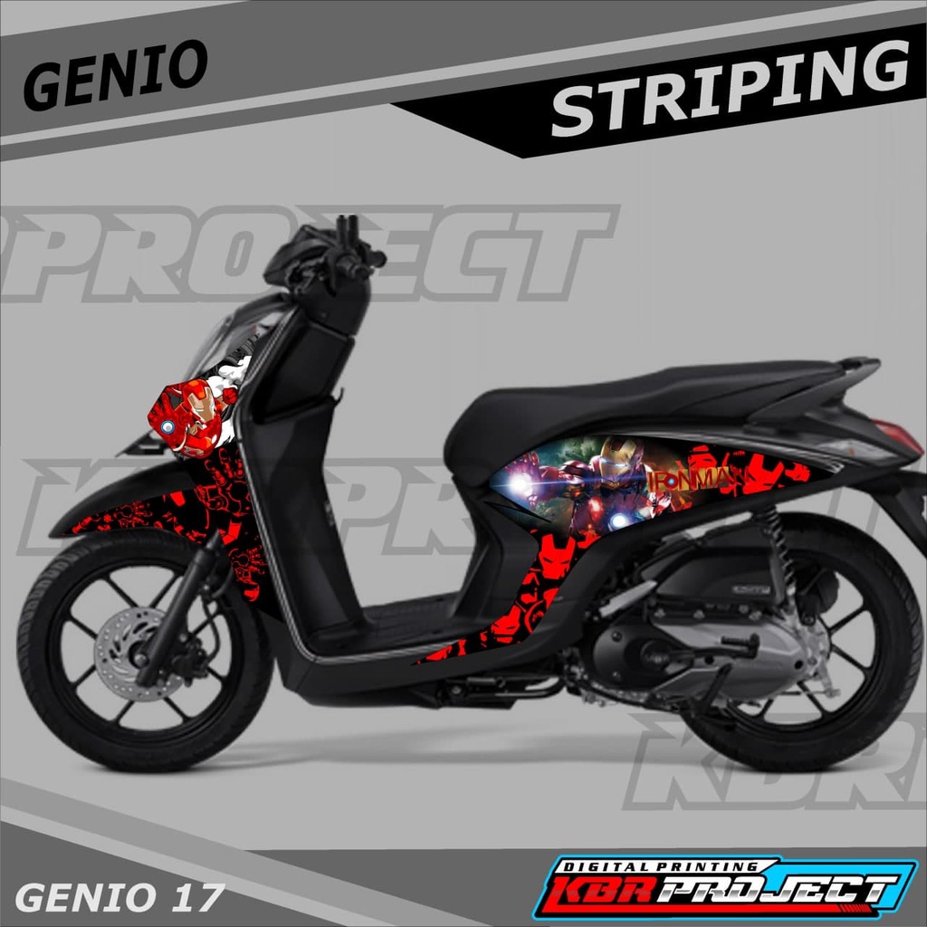 (COD) STICKER STRIPING MOTOR HONDA GENIO - STRIPING HONDA GENIO - 17
