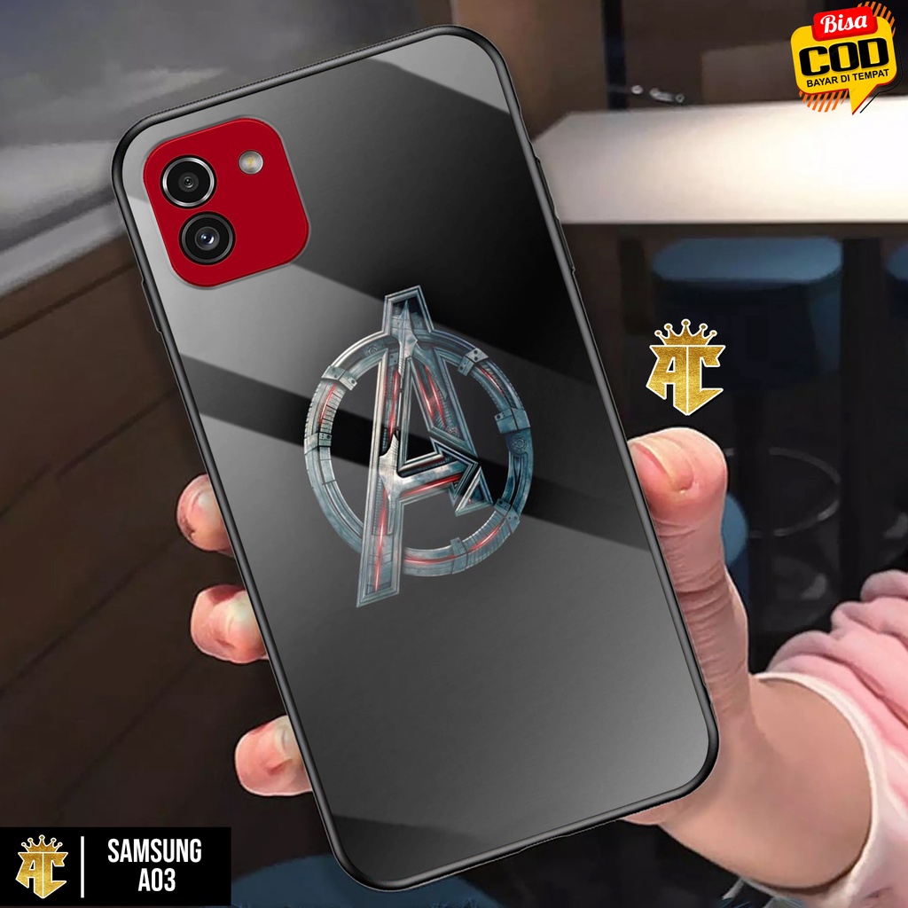 Case SAMSUNG A03 - Casing SAMSUNG A03 Terbaru 2021 AERO CASE [ MOTIF AVG ] Silikon SAMSUNG A03  -  C