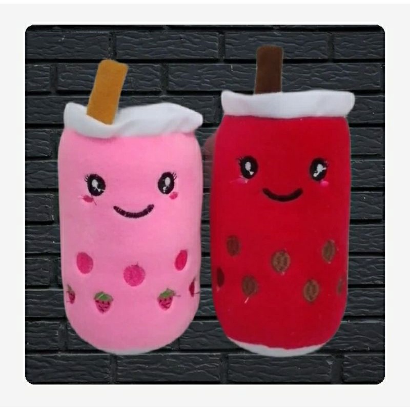 boba boneka termurah / boba mini lucu boba drink milk tea