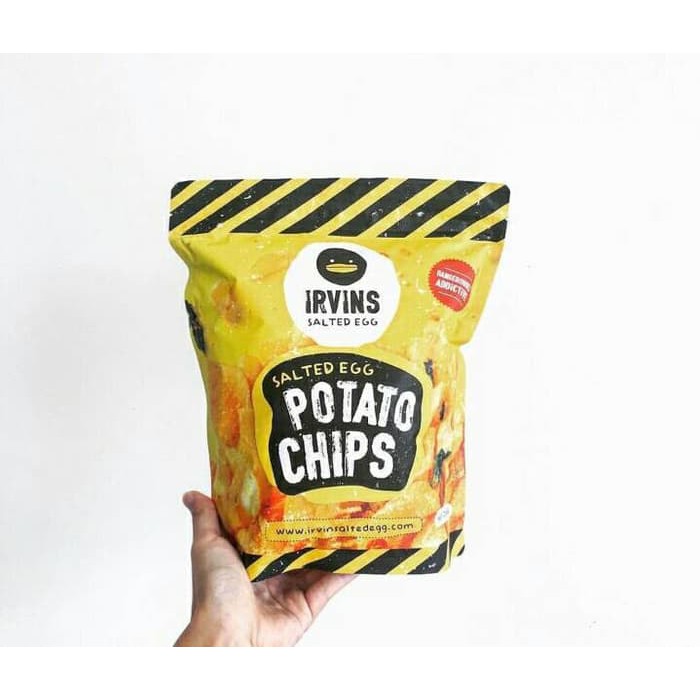 

Irvins Salted Egg Potato Chips 230 gr | Irvin ~ kp198