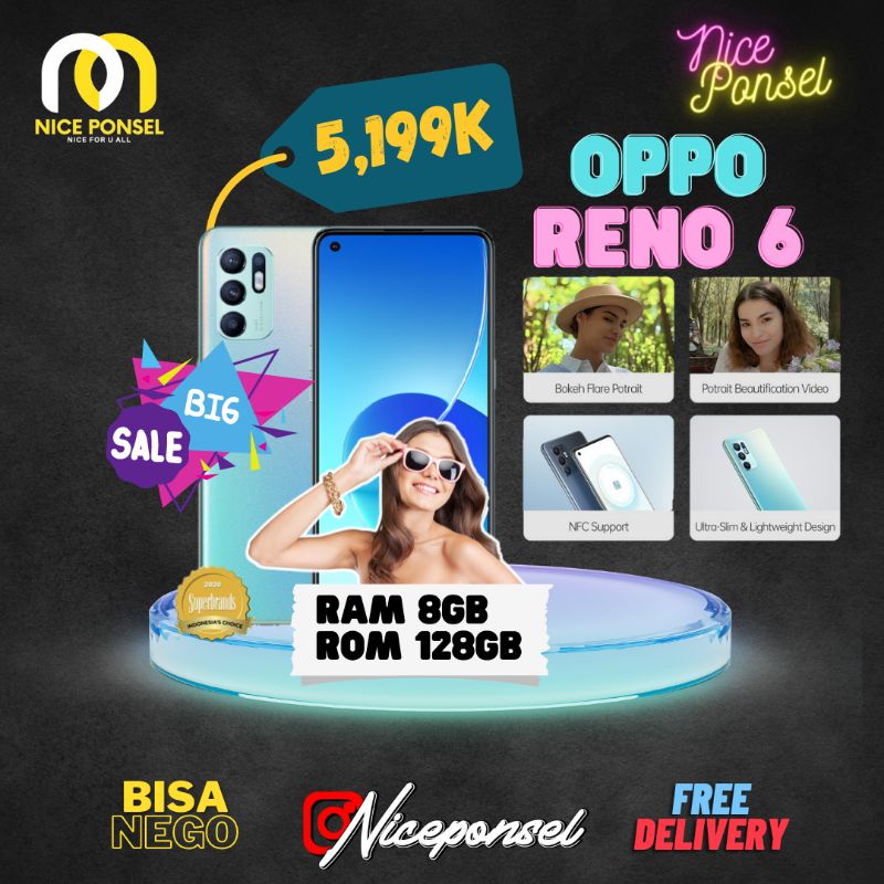 OPPO RENO 6 BARU