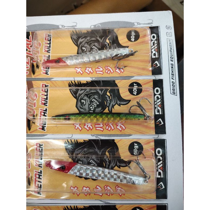 metal jig killer daido umpan pancing jigging laut light jigging