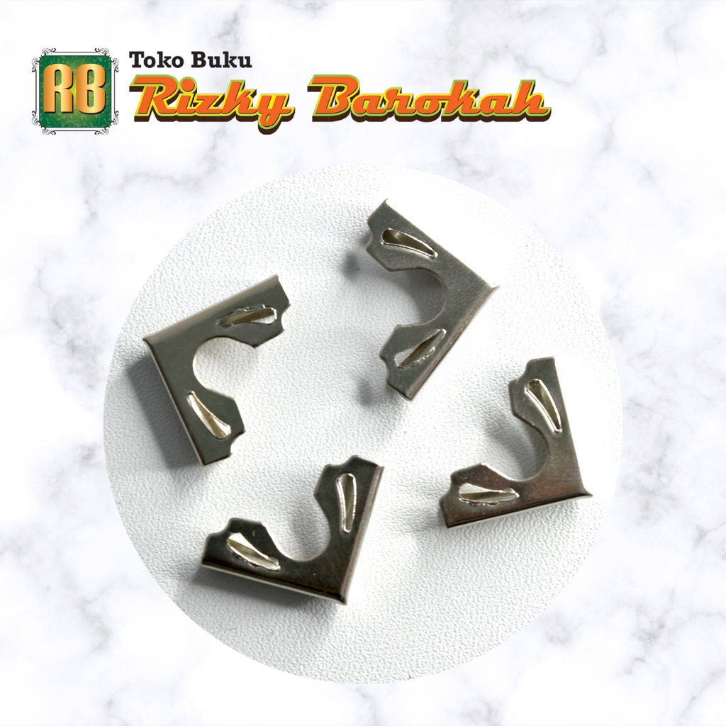 Siku Kupu Buku Yasin (Sudut Buku) Warna Silver