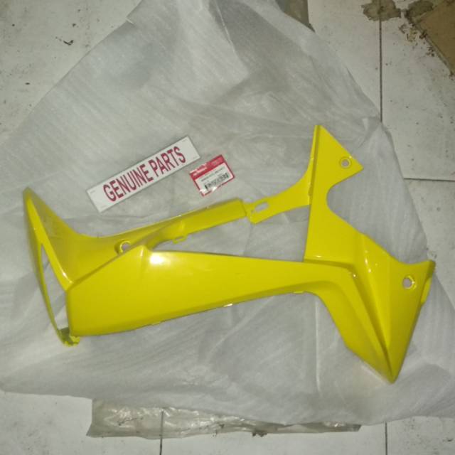 Sayap Kiri Cover Samping Supra X 125 Batman Kuning 64450-KVL-N01PFY Orginal Ahm