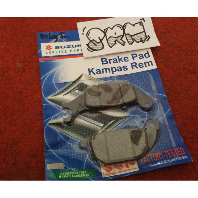 Kampas rem belakang satria fu original suzuki