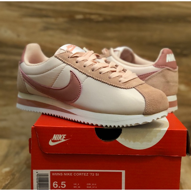 nike cortez peach