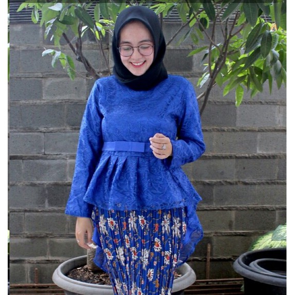 Atasan Kebaya Brokat Aurora 4 Pilihan Warna