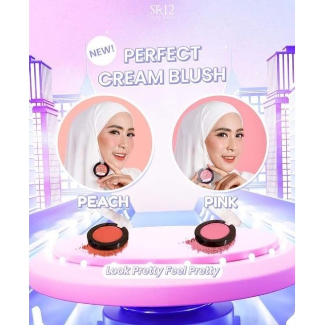 TERBARU CREAM BLUSH SR12 / CREAM BLUSH PINK / CREAM BLUSH PEACH / BLUSH ON / PRODUK BARU SR12 / PEWA