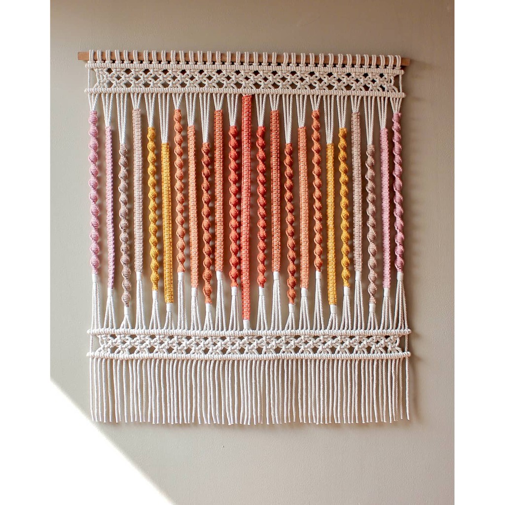 Macrame wall hanging / makrame hiasan 86x80cm