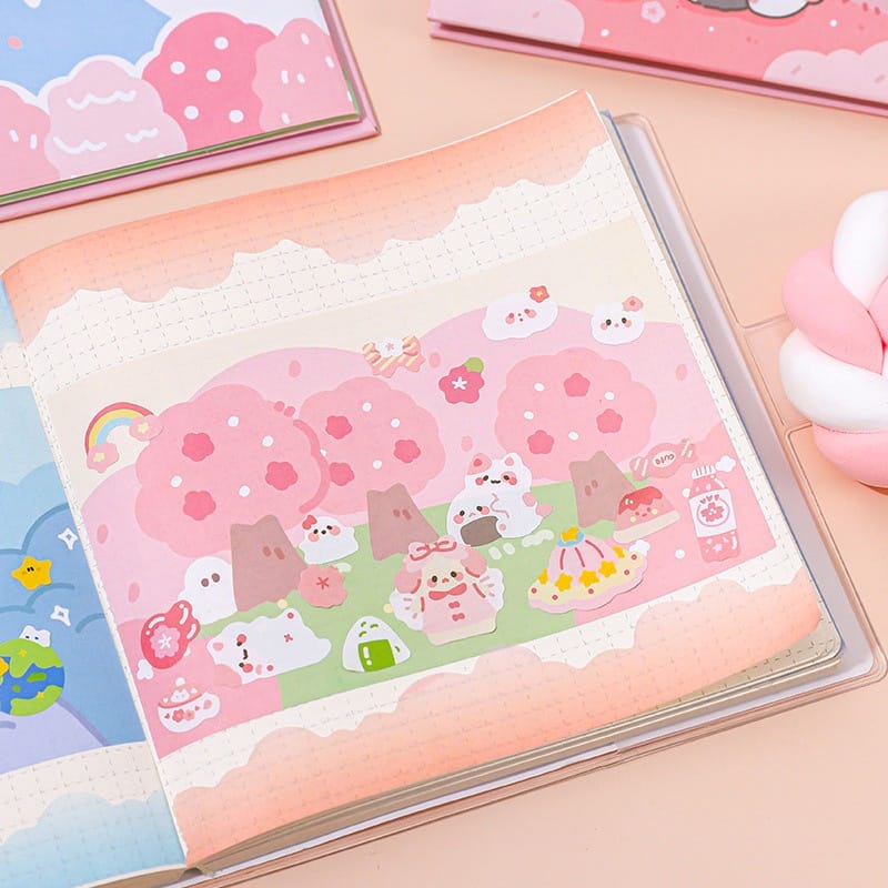 ZooZoo Outdoor Class Activity Stickers Book - Stiker Gambar Motif Lucu Unik