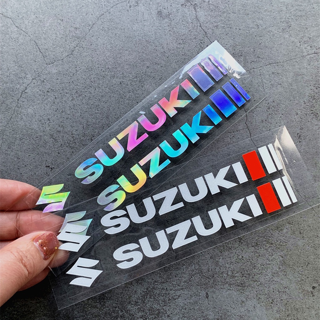 2pcs Suzuki Wiper Stiker Kaca Depan Belakang Decals Untuk Suzuki K1 K3 K4 K5 K6 K7 K8 K9 K10 Sv650 Sv1000s