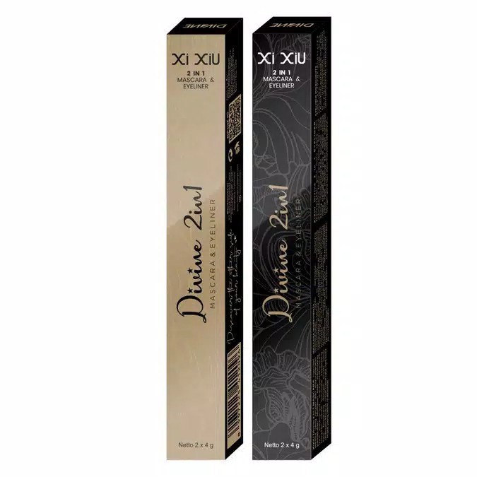 ❣️Rakkistore99❣️ Xi Xiu Divine 2in1 Mascara &amp; Eyeliner / 2in1 Mascara &amp; Eyeliner (100% Original)