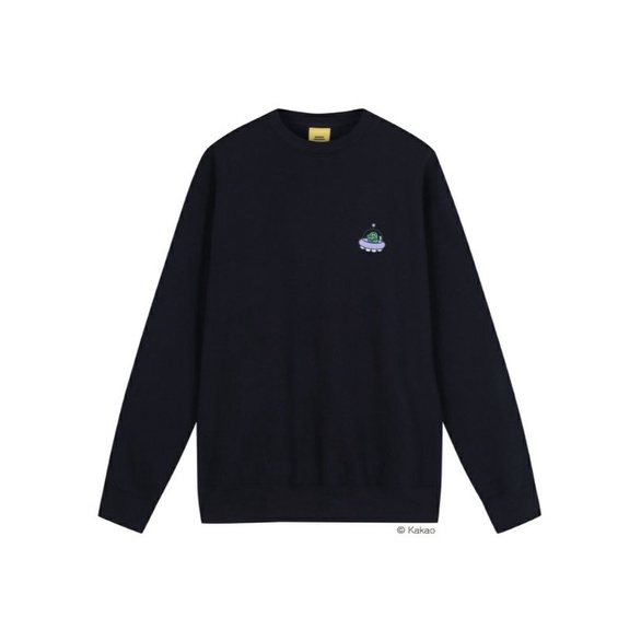 FLEECE JACKET TOPTEN x KAKAO FRIENDS SPACE Navy (A06)