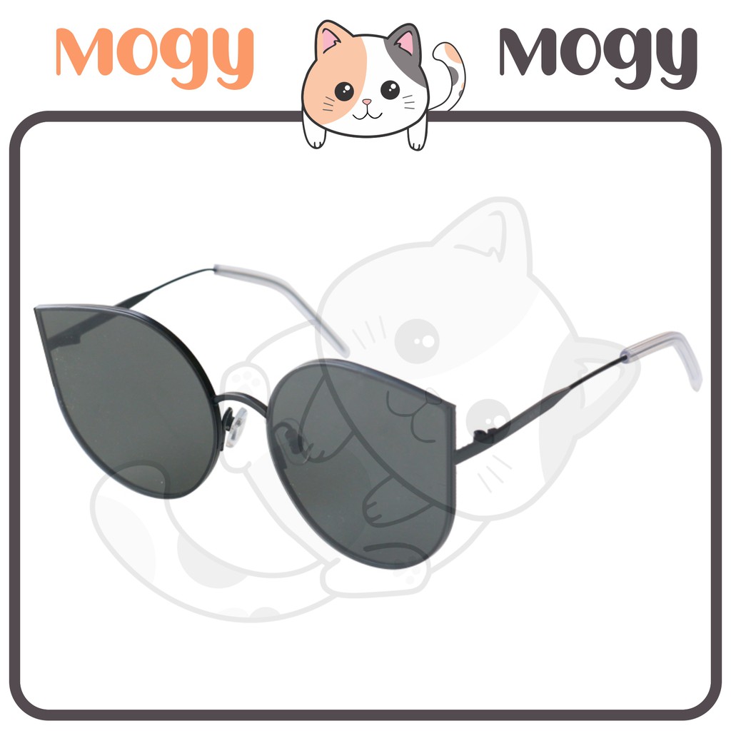 MOGYMOGY K703 Kacamata Frame Hitam Model Retro Cat Eye Sunglasses Woman Fashion