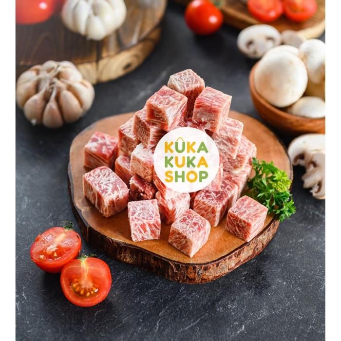 

Steak | Saikoro Wagyu Beef Cubes Pack 250Gram