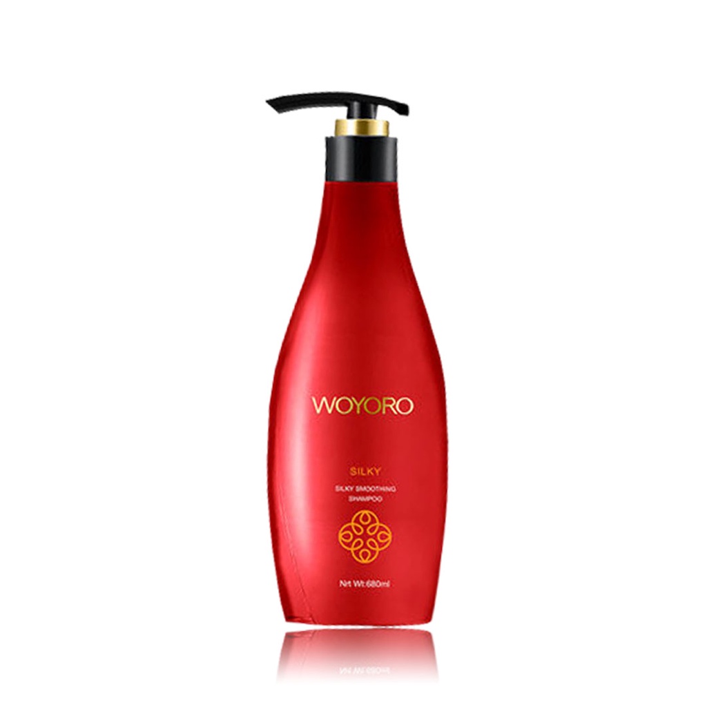 WOYORO Silky Smoothing Shampoo - Shampo Harian Alami Berbasis Tanaman 420 ML