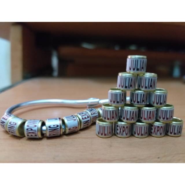 Ring burung mk pelangi 25 biji