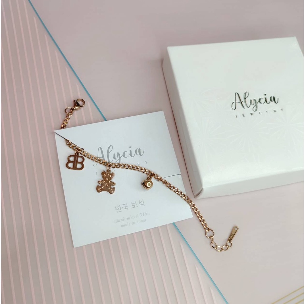 gelang anak bayi balita alycia original anti karat