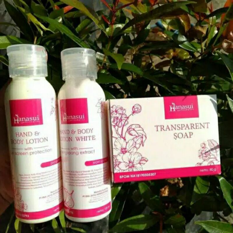 HANASUI BODY CARE PACKPAGE 3IN1 / PAKET BODY HANASUI 3In1
