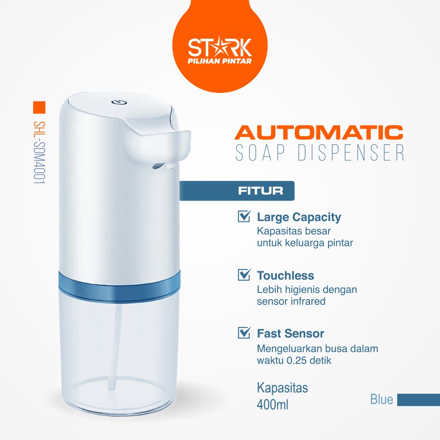 Tempat Sabun Otomatis / Automatic soap dispenser 400 ML - STARK