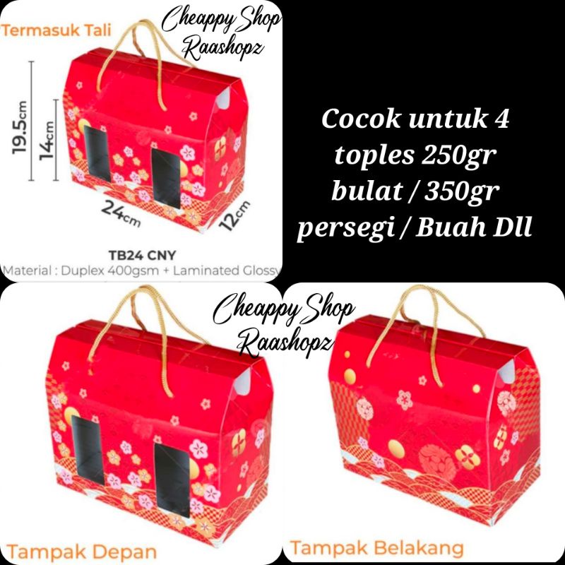 Jual Box Cookies Imlek Box Imlek Toples Gr Gr Box Imlek Kue Kering Dus Natal Kotak Imlek