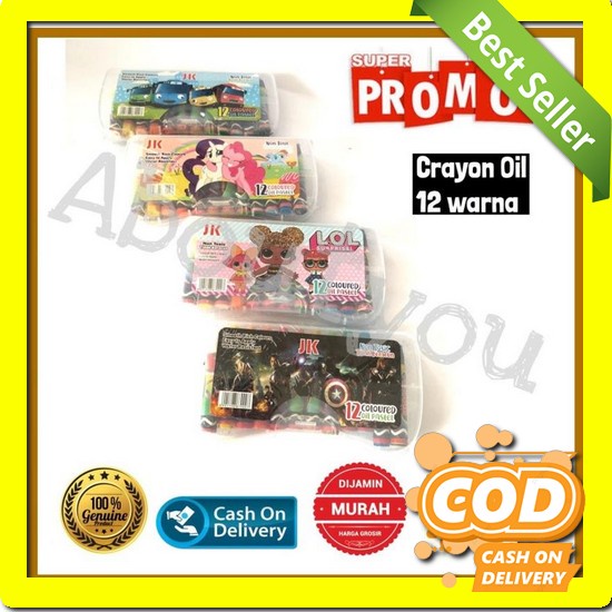 

Berkualitas Deli School Crayon Krayon Plastic Crayon Triangle Ec20000 Obral Crayon / Krayon Oil P