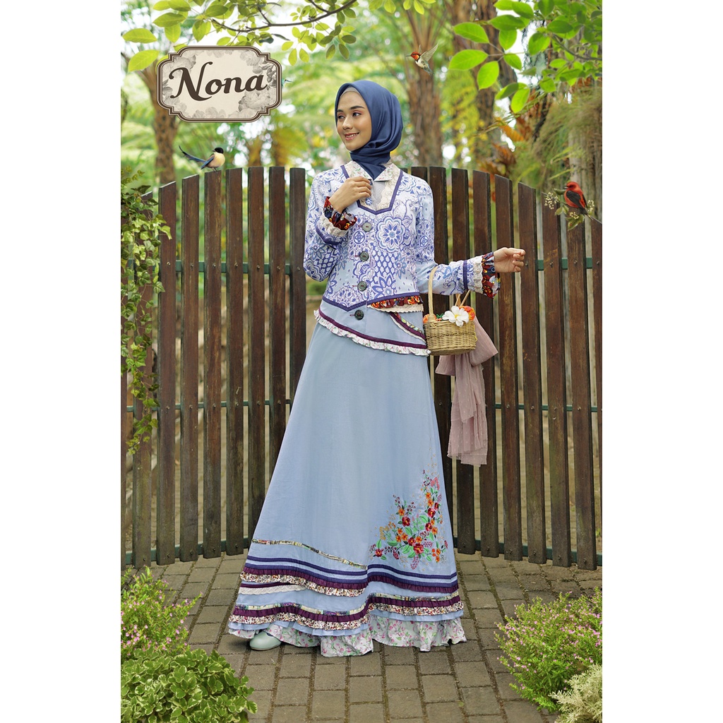 TUNEECA - GAMIS DRESS BUSANA WANITA MUSLIMAH BRANDED PREMIUM TUNEECA NONA SERI TUNEECA Madame In De 