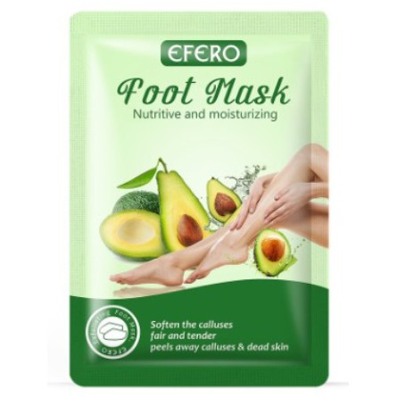 Efero Exfoliating Baby Foot Mask Masker Kaki Peeling Lavender &amp; Aloevera