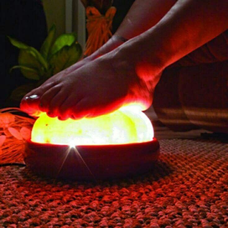 Himalayan Salt Lamp Foot Detoxer Lampu Garam Himalaya Kaki Detox