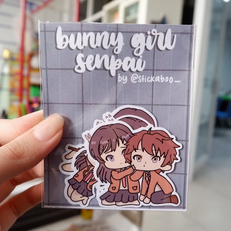 

Bunny Girl Senpai Sticker Pack - rascal dream seisyun buta yarou sakurajima mai san sakuta stickaboo