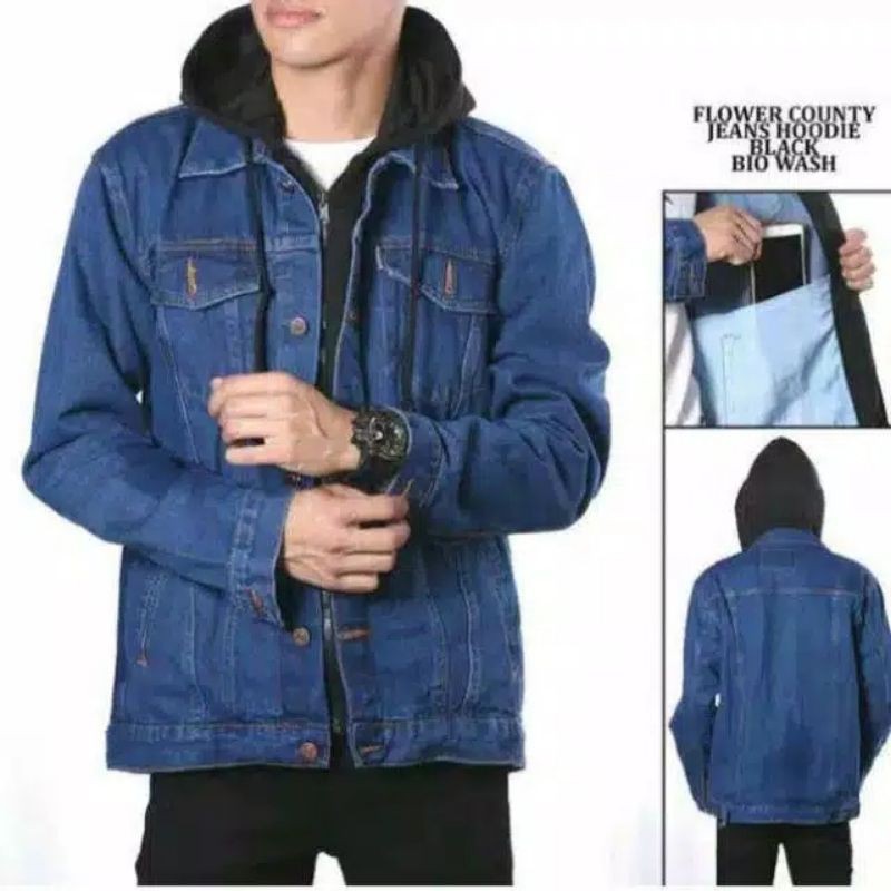 JAKET JEANS PRIA / JAKET JEANS ARIEL / JAKET JEANS COWOK ORIGINAL /