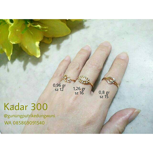 Cincin Emas  Kadar 300 Shopee Indonesia