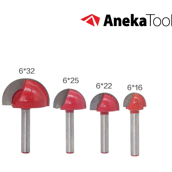 Mata Profil Router Round Bottom 6 mm Nose Cove Bits