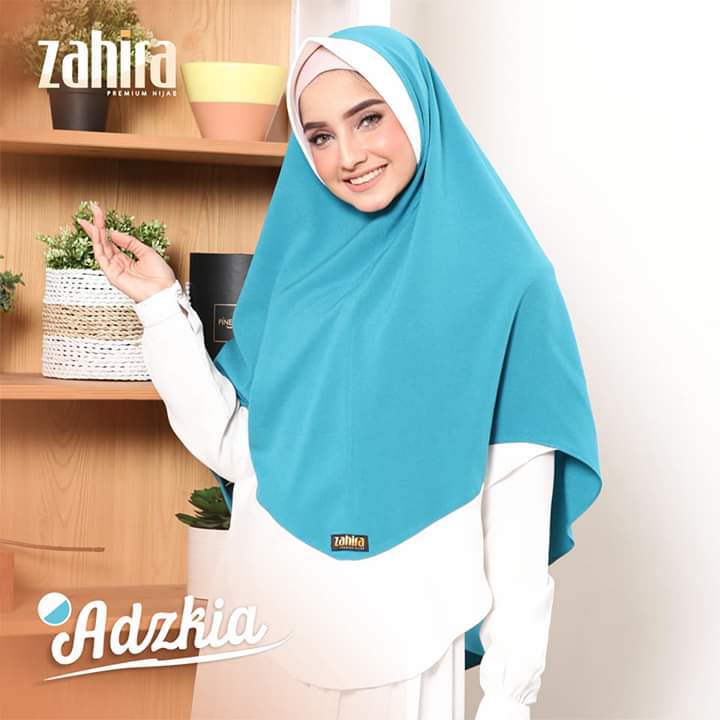 Khimar Adzkia Original Zahira Hijab - Bergo Jilbab Instan Syari