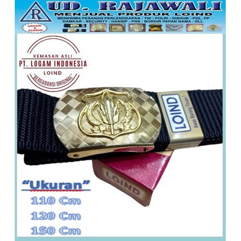 Sabuk Satpam Loind | Ikat Pinggang Security Motif BatikBesar Original