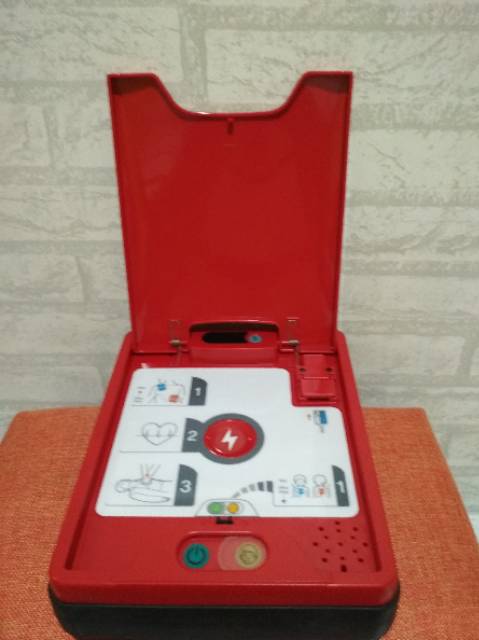 AED HEART RESQ NT 381 AED AUTOMATIC EXTERNAL DEFIBRILATOR ALAT PACU JANTUNG PORTABLE NESCO