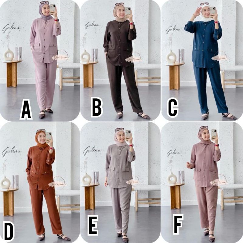 SETCEL GALENA ORIGINAL GAGIL FASHION BY OVA BUSUI WUDHU FRIENDLY