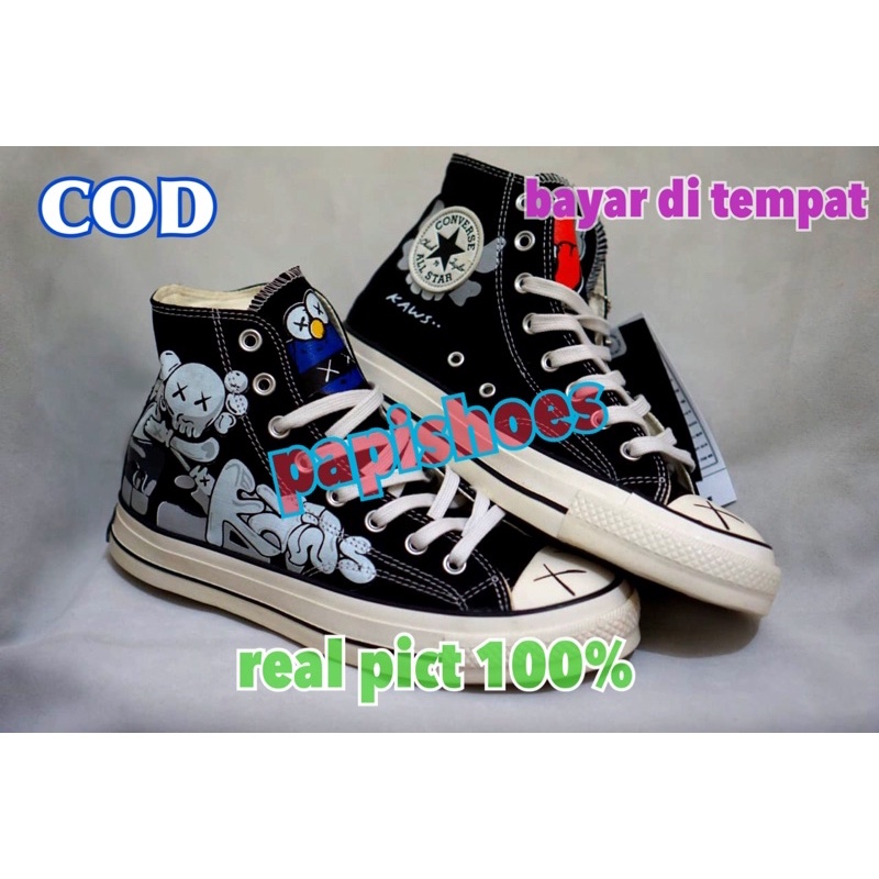 kaws converse