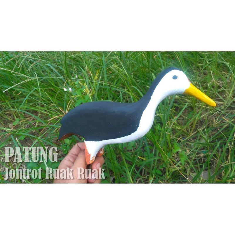PATUNG JONTROT DECOY RUAK-RUAK WAK WAK BAHAN KAYU